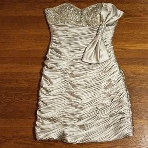 Silver Party Dress